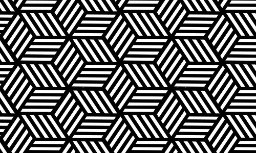 14-cube-patterns-black-and-white