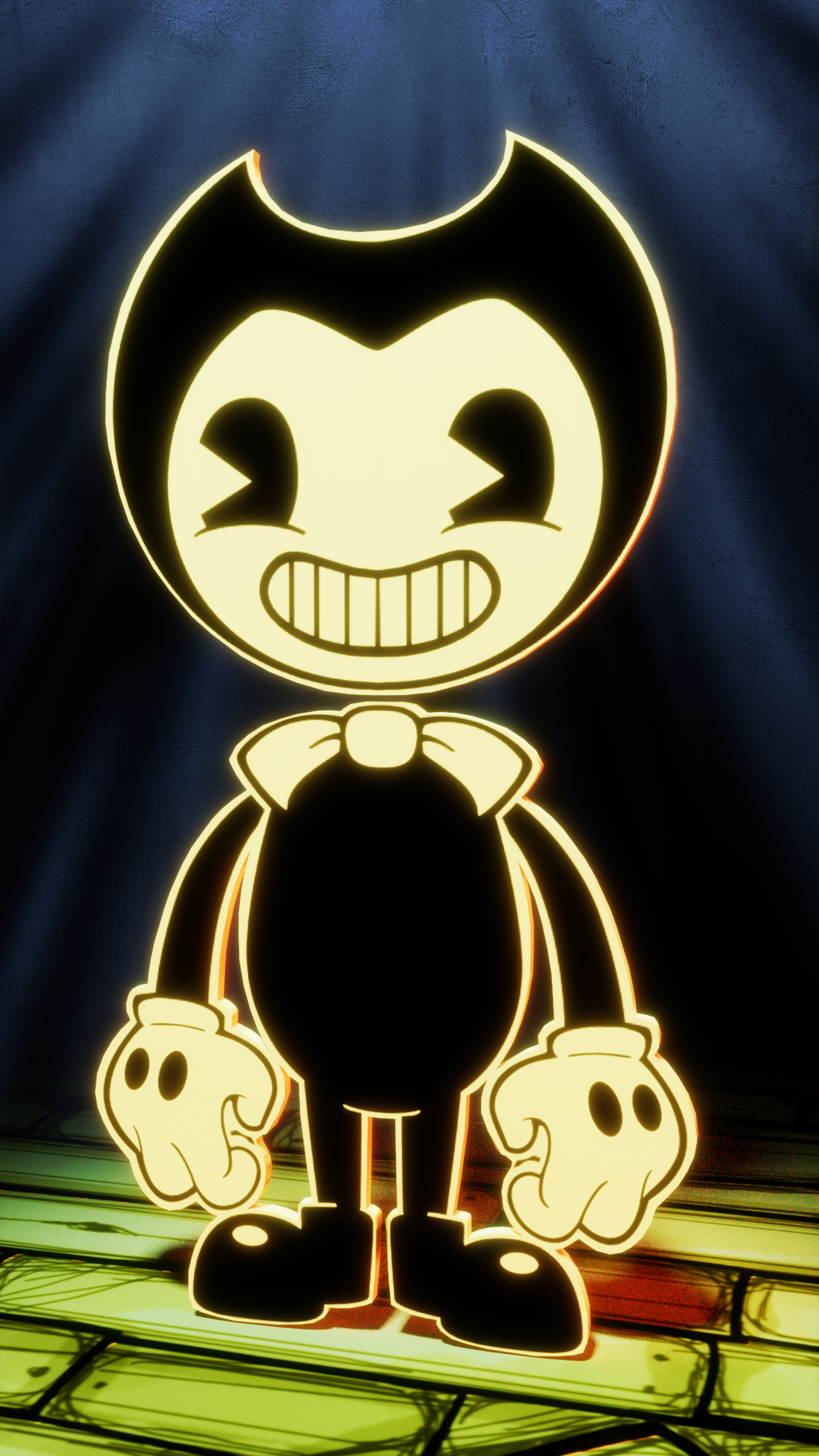 bendy devil bendy and the ink machine cut out 1000x1000 png, pin on bendy a...