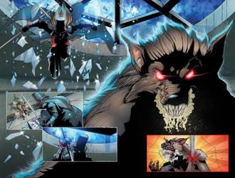 Wolvenheart splash pages 2 and 3