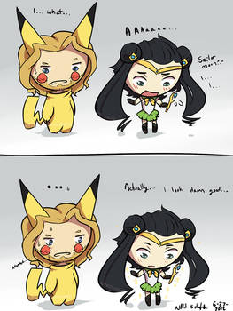 Thor and Loki's Halloween costumes