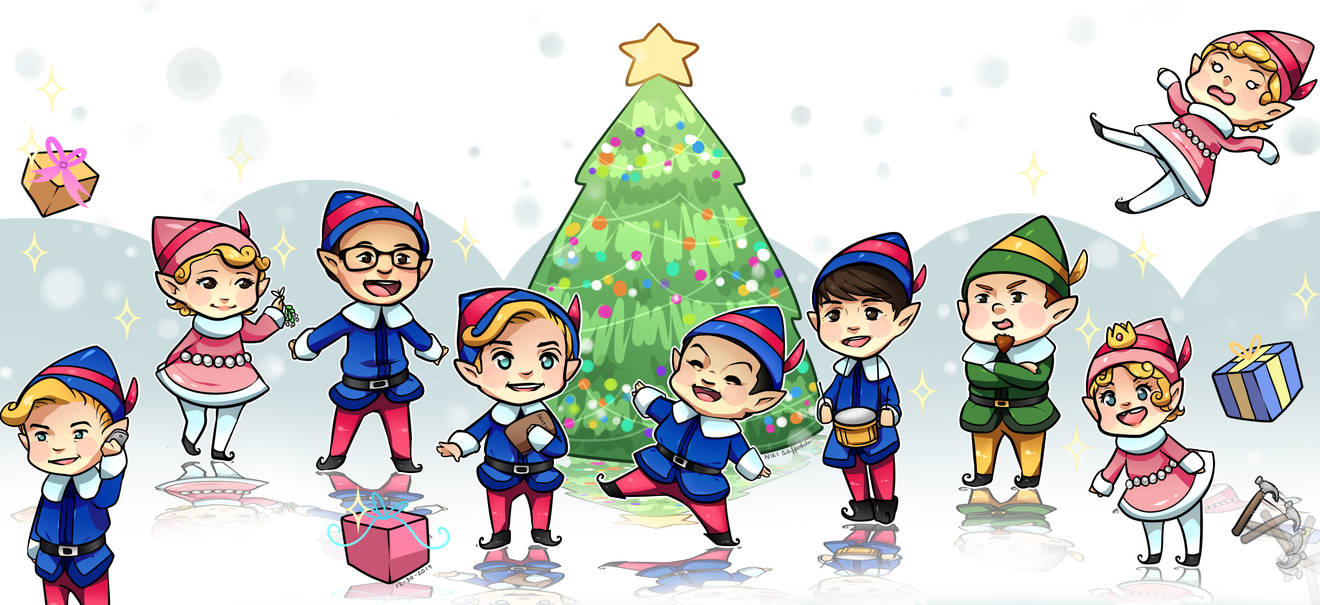 Rudolph elves by KittyCouch on DeviantArt
