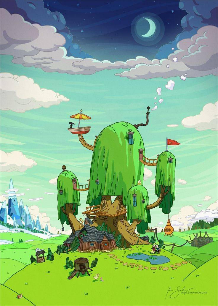 Adventure Time - Tree House by 23Emanuel23 on DeviantArt