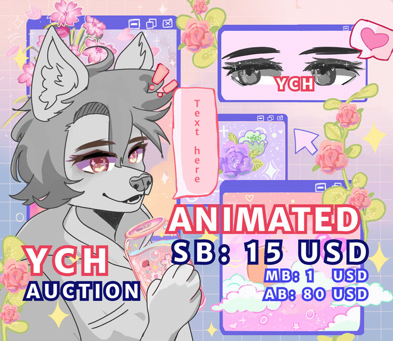 YCH ANIMATED AUCTION CLOSES(1 SLOT) by PinkBubble8 on DeviantArt
