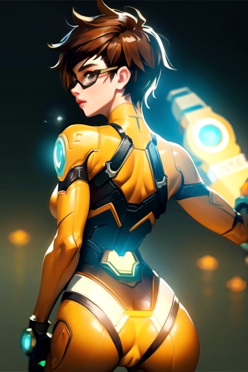 CyberClays — Tracer - Overwatch fan art by Hicham Habchi