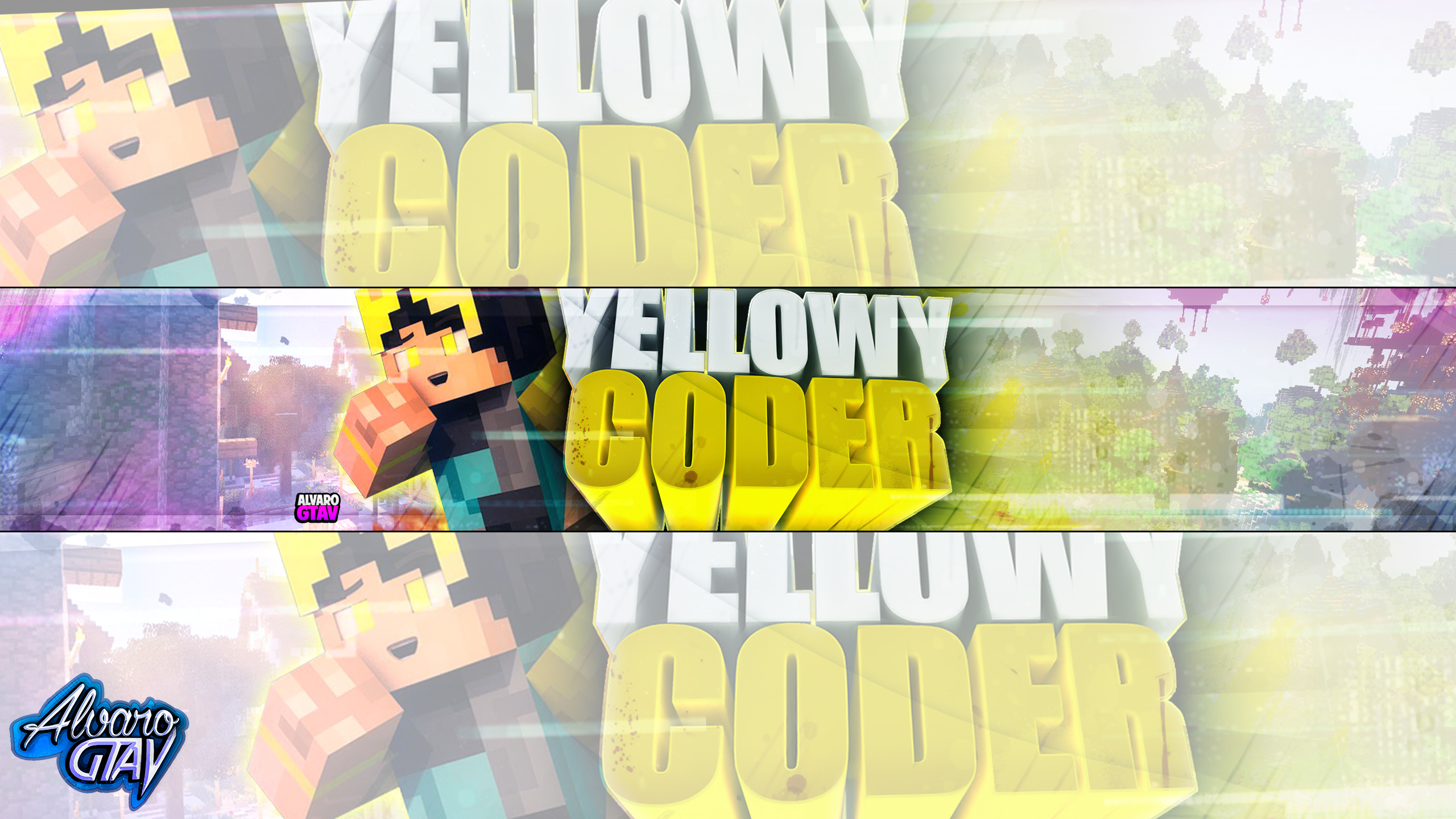 Yellowy Coder Banner FanArt