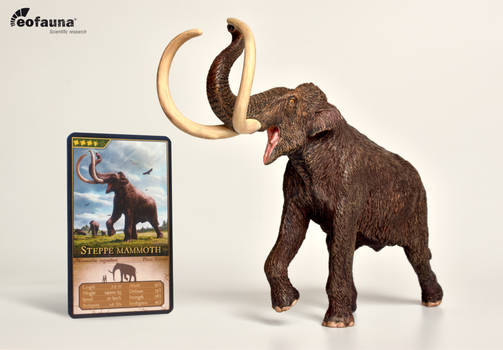 Eofauna Steppe Mammoth PVC figure