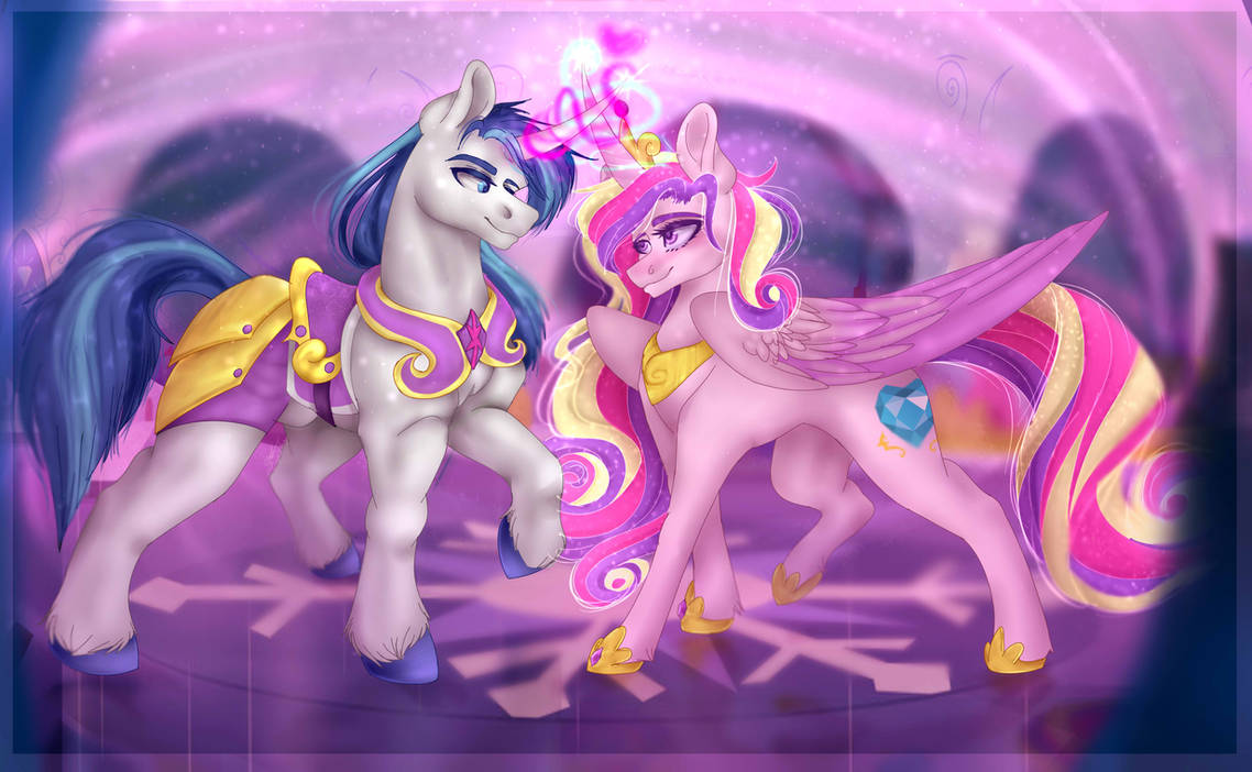 Shining Armor And Princess Cadance By Copshop On Deviantart