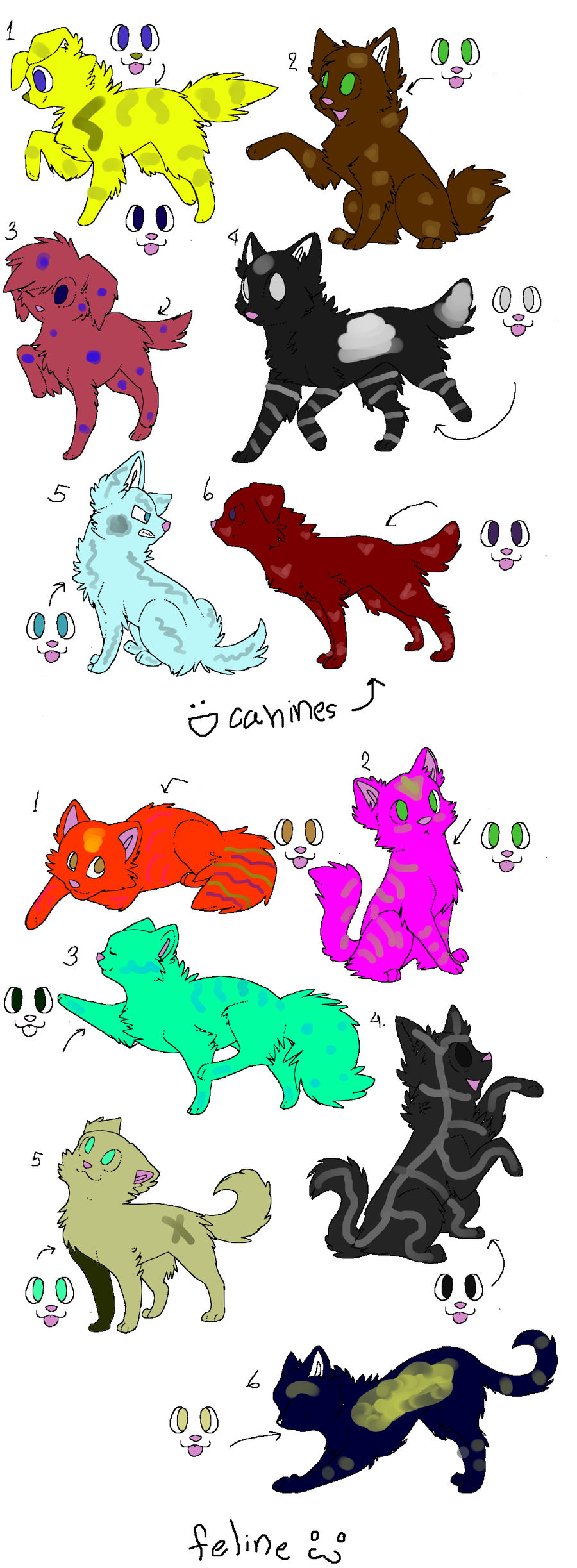 3 Point Canine and Feline Adopts - OPEN