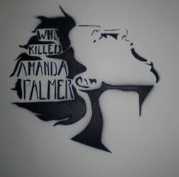 Amanda Palmer stencil