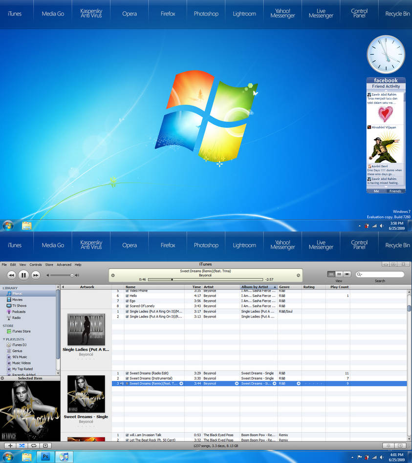 Windows 7 Desktop July '09