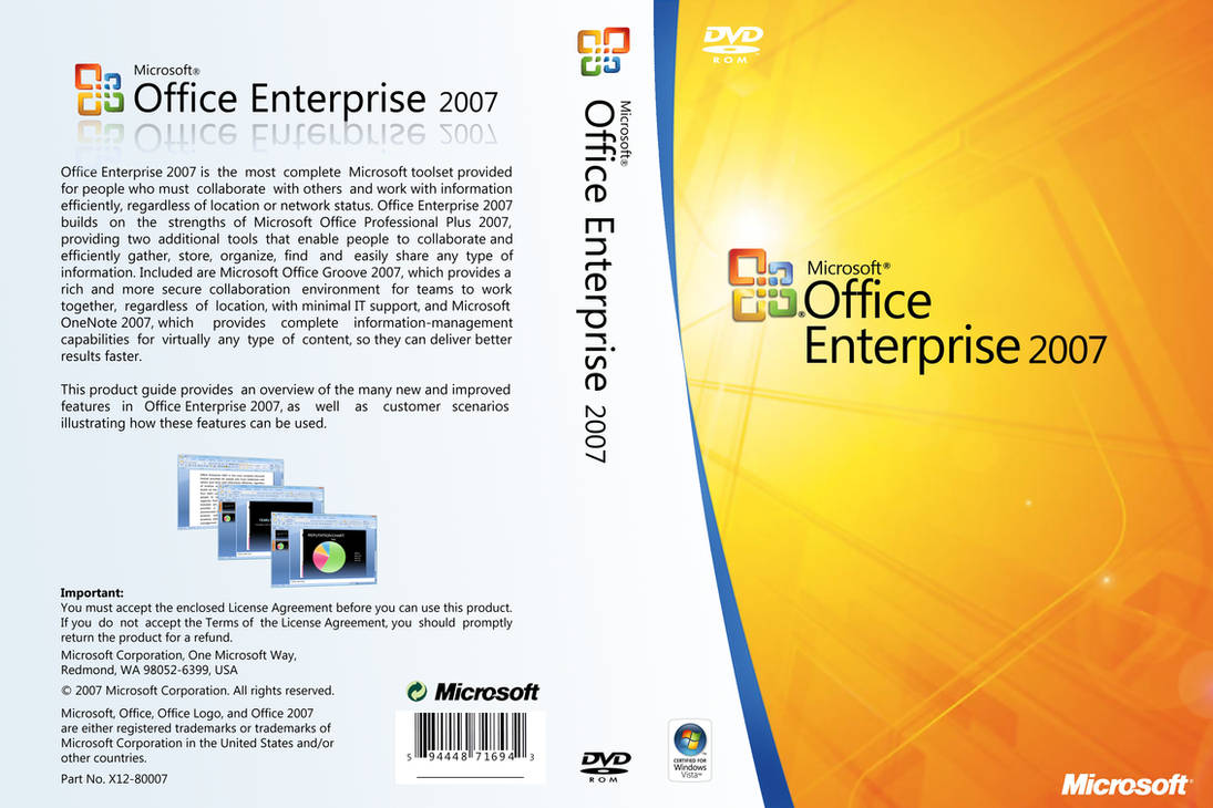 Office Enterprise 2007 Cover by zawir