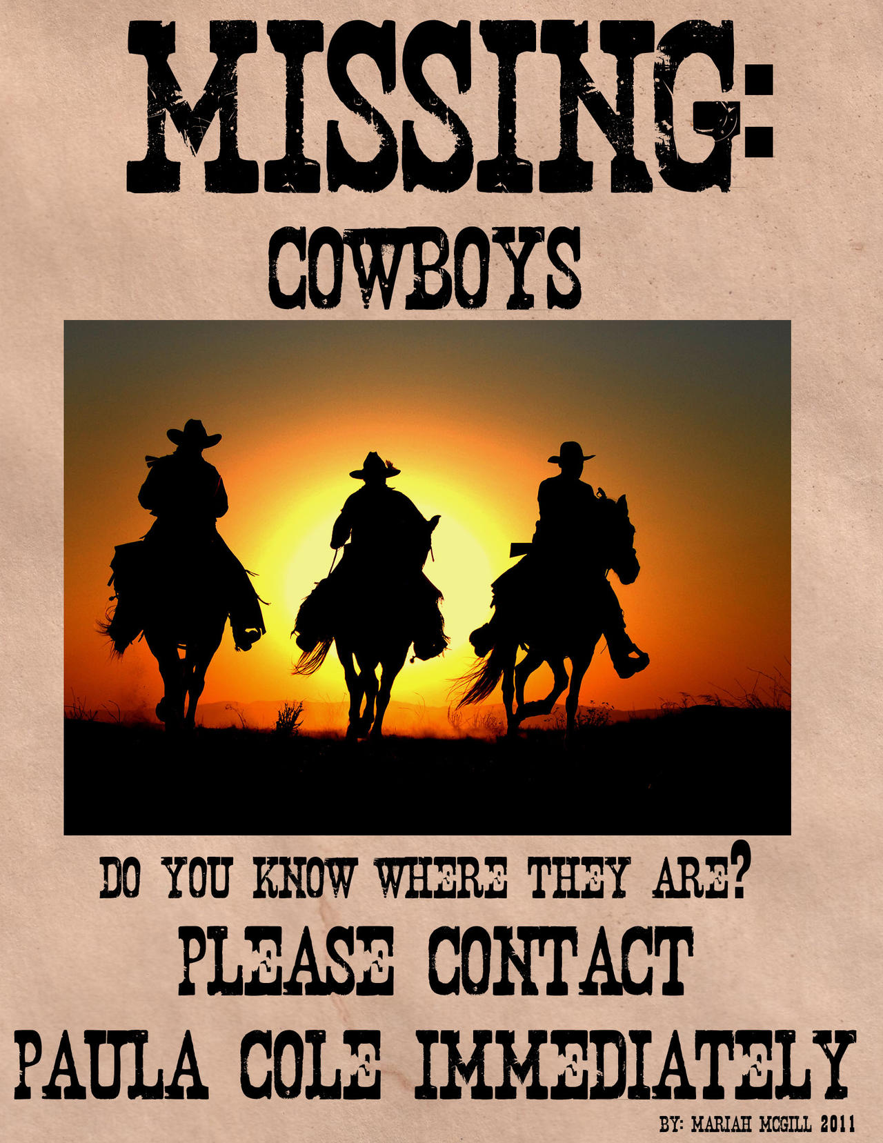 Missing Cowboys