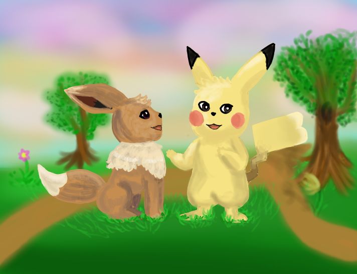 Starters Of Pokemon Let S Go Pikachu And Eevee By Mauanna On Deviantart Starters Of Pokemon Let S Go Pikachu And Eevee By Mauanna On Deviantart