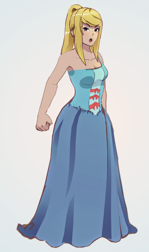 Samus in a dress xD