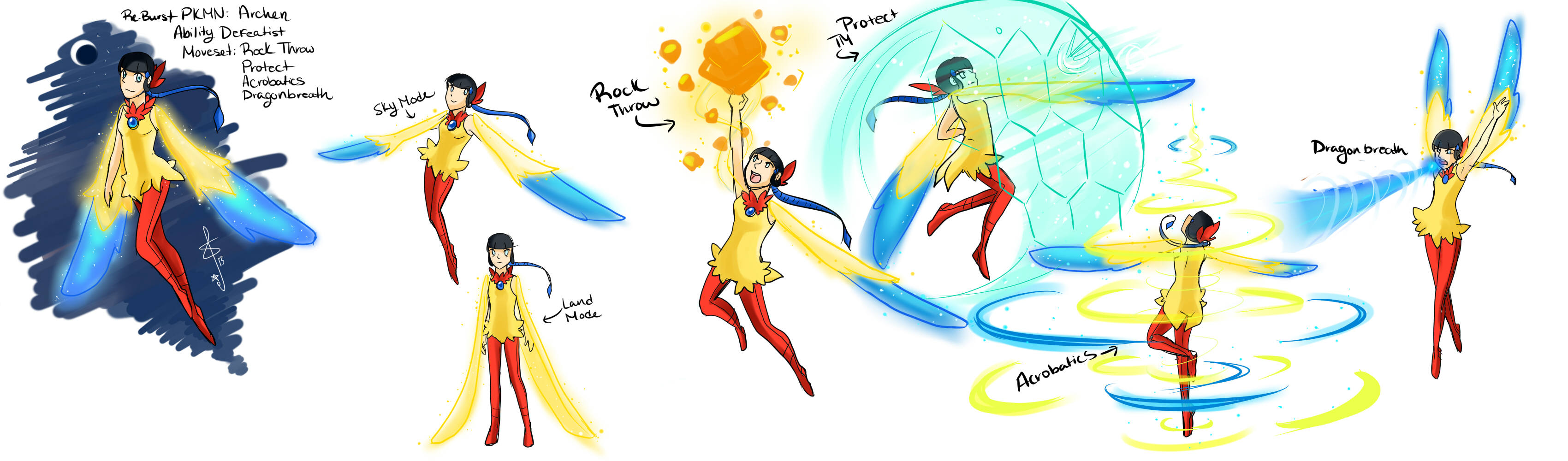 Pokemon Reburst Deviantart PKMN Reburst- Archen Ref by xXEternal-twilightXx on DeviantArt