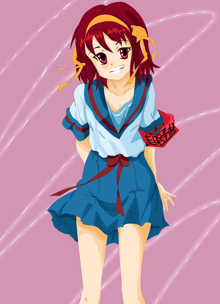 Haruhi Color by sketch7778 on DeviantArt