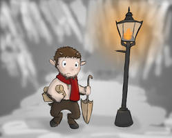 Mr. Tumnus and the Lamppost