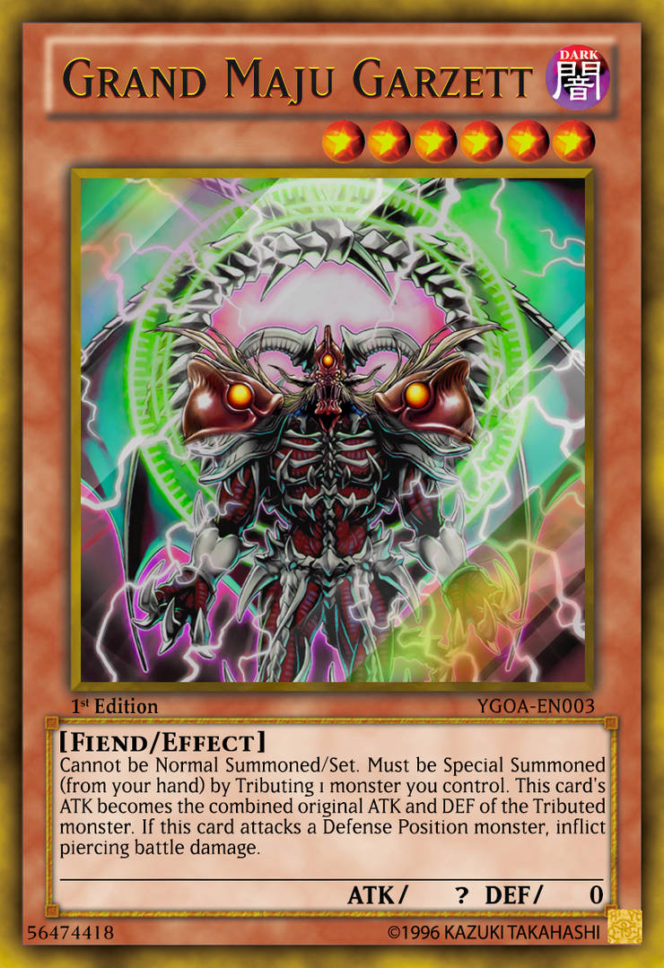 yugioh maju cards He)art of the Garzett Description coming soon... Grand Maju Garzett by YGO-Art