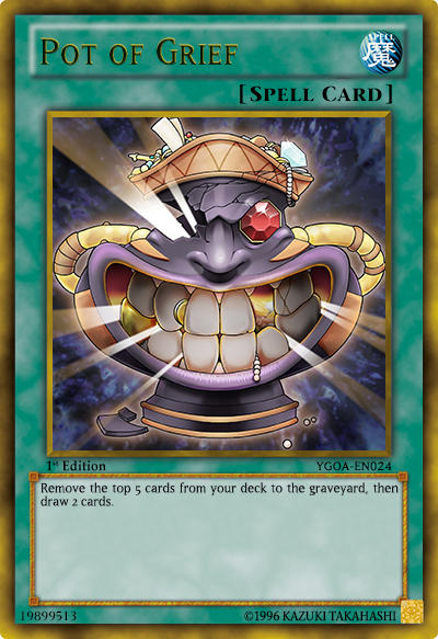 pot of gold yugioh card YuGiOh Gold Series 4 2011 Single Card Gold Rare Pot of Avarice GLD4-EN040