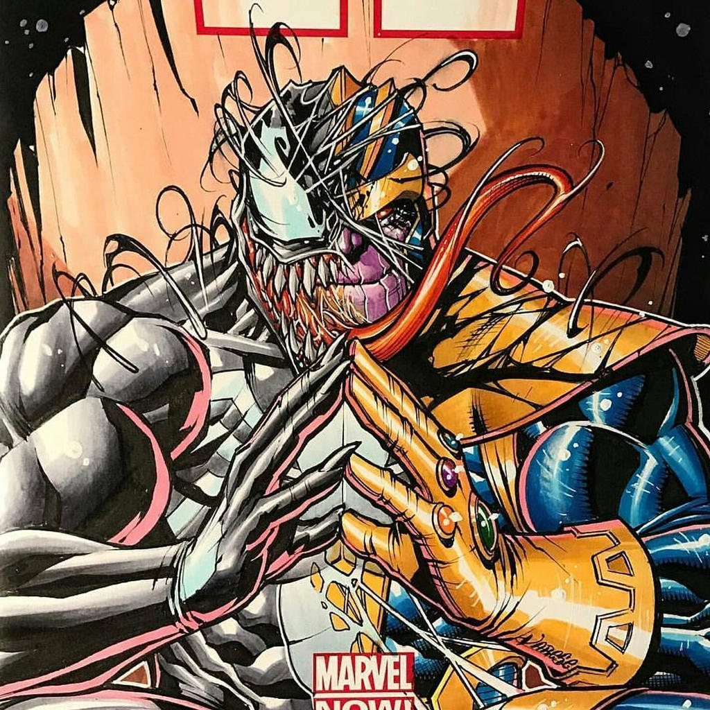 venom Thanos symbiote by dogtox on DeviantArt