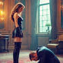 Submission to Leather Mistress.