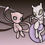 mew and mewtwo