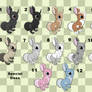 [Sold] Adoptables: Bunnicorns