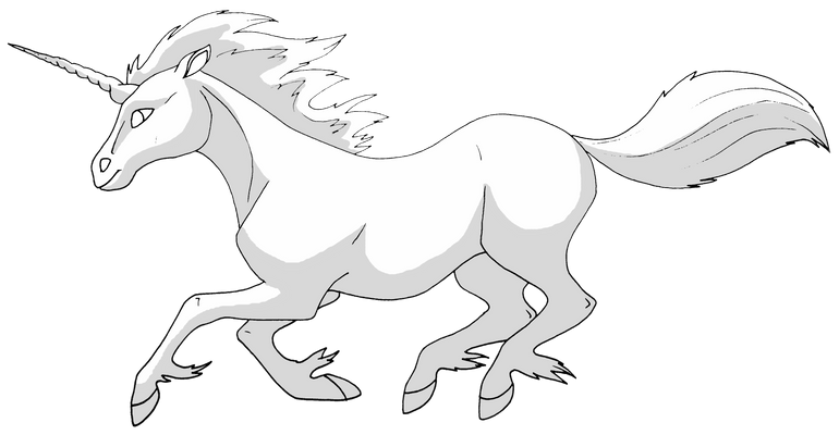 Free Unicorn Lineart