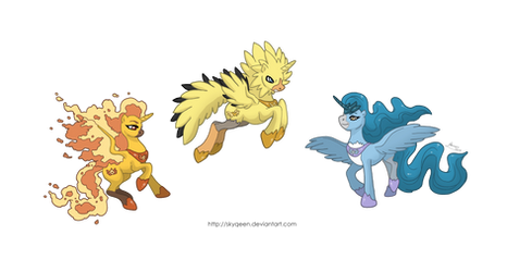 Ponikemon Trio of Kanto