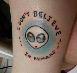 My First Tattoo in Human Skin