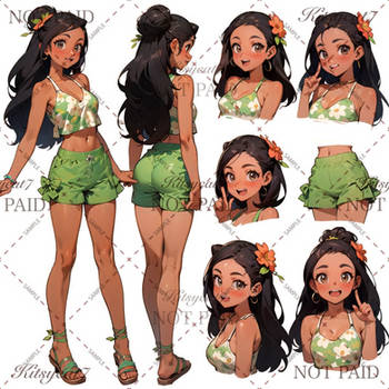 #542 (OPEN) AI Adopt Summer Beach Diva