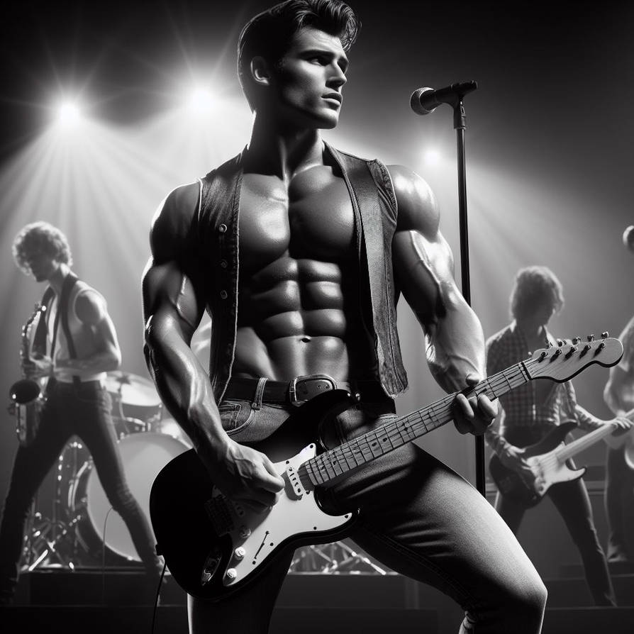 Muscular Punk Rocker Rock Hard No. 28 by alsoknownasjoe on DeviantArt