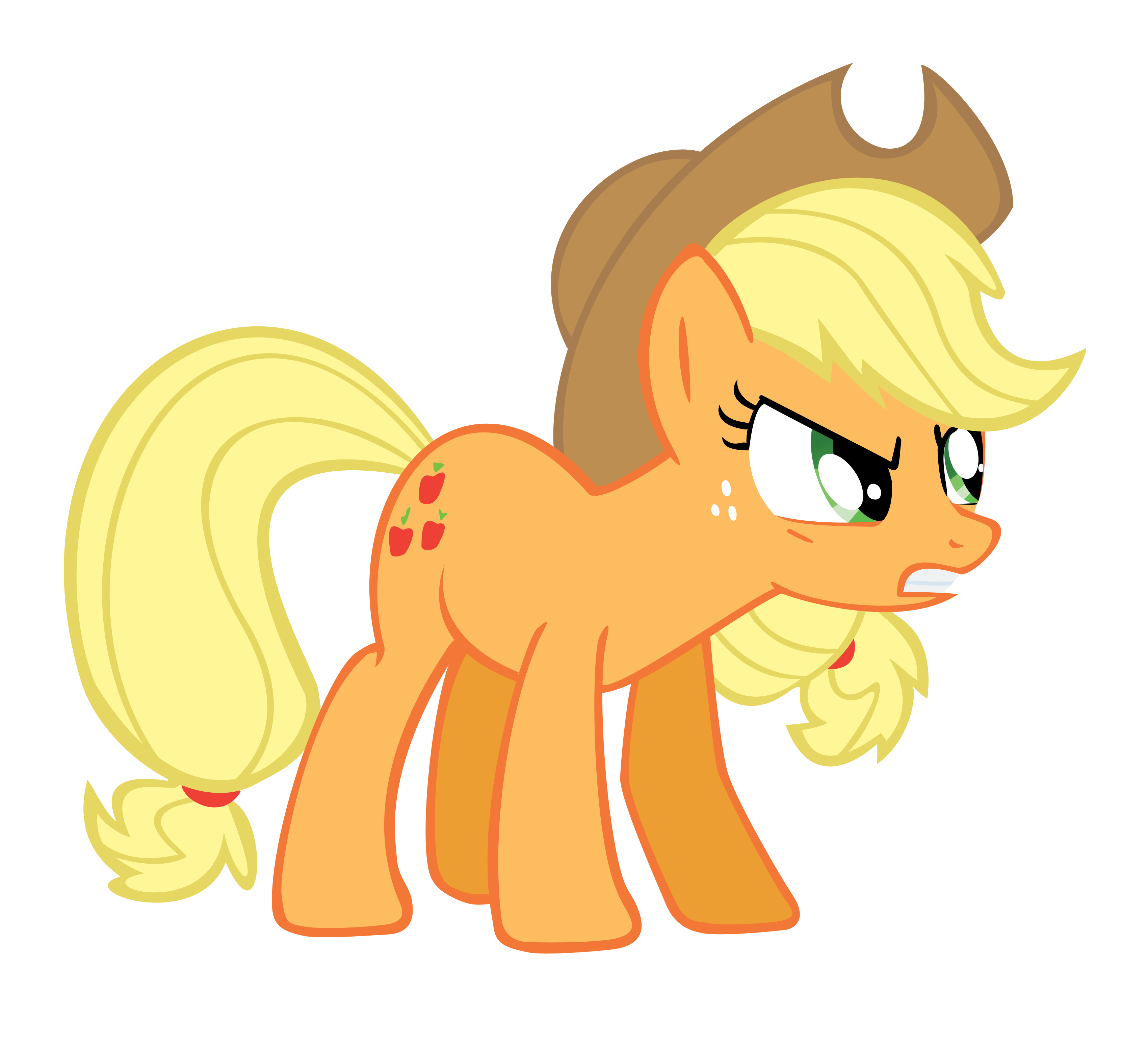 applejack angry vector