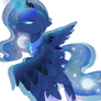 Princess luna turn into Nightmare moon