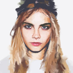 Cara - brush study