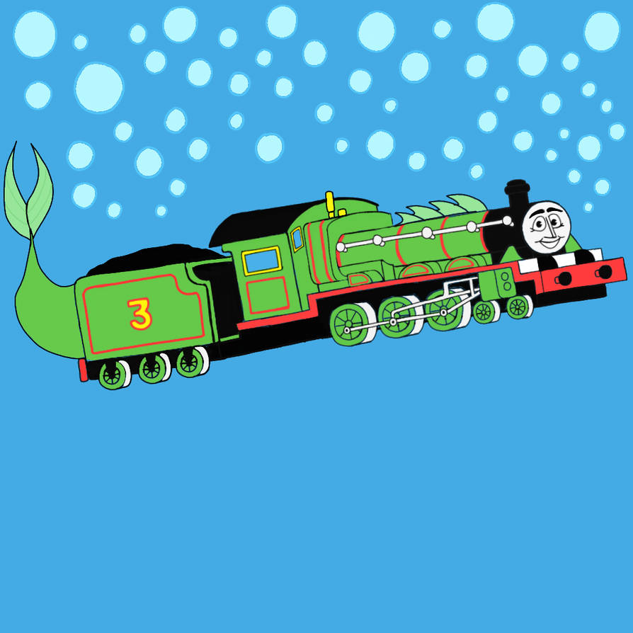 Fish Henry Engine Mermay 2025 Day 9: Henry The Green Mer-Engine by SteamLocomotive2005 on ...