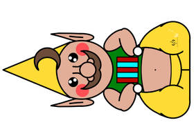 Printable Yellow Green Elf Decoration