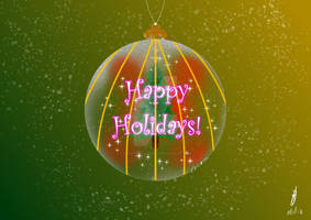 Happy Holidays! Christmas Ball