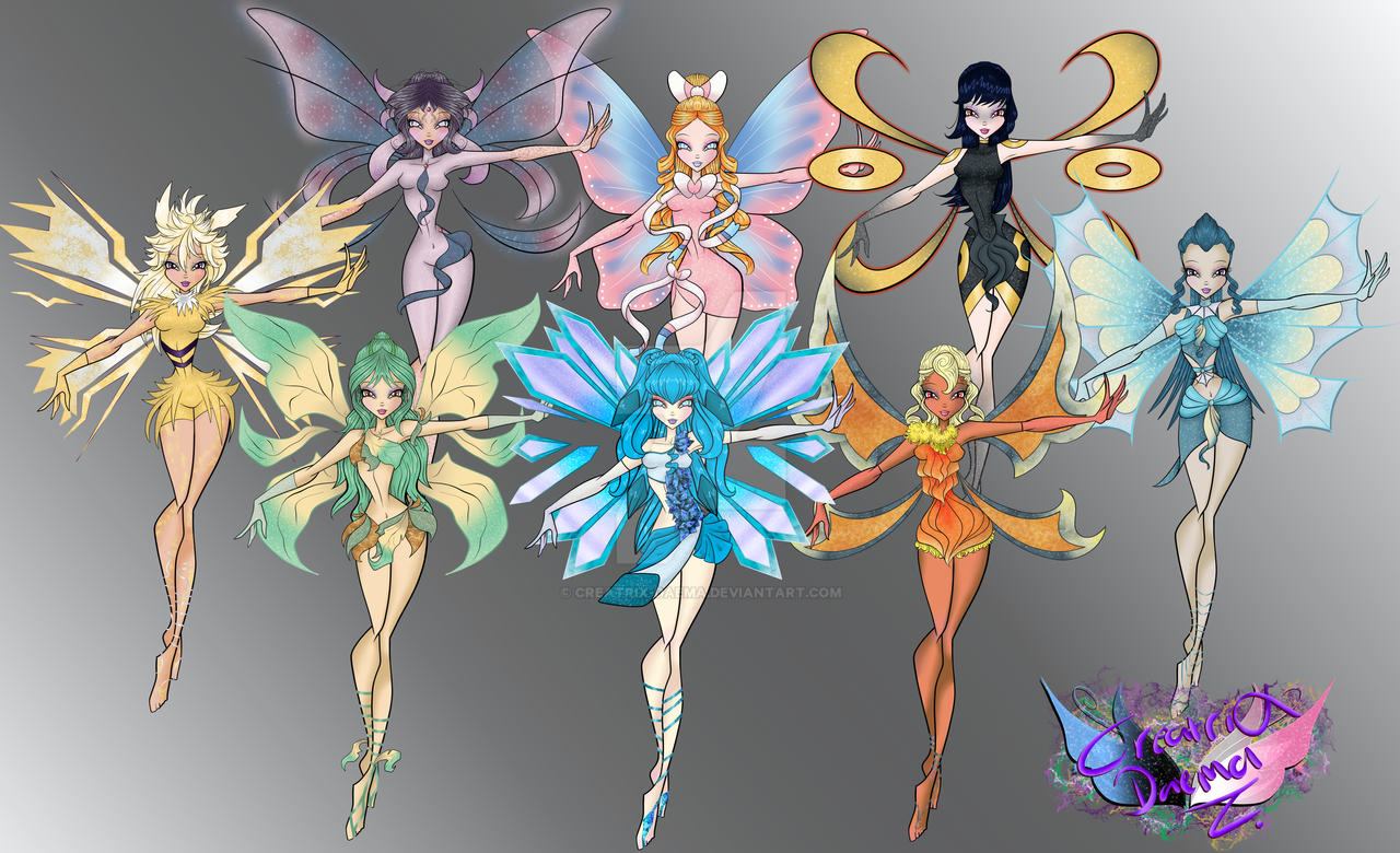 Ed Winx Eeveelutions Winx by Creatrix-Daema on DeviantArt