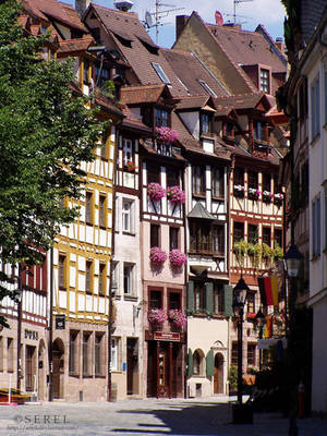 Half-timbered Houses by serel