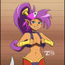 Shantae has a wardrobe malfunction