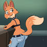 Diane Foxington in Jeans