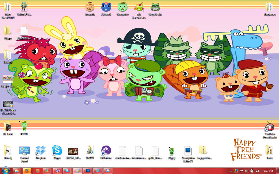 My Happy Tree Friends Windows Theme by zxFlippyFangirlxz on DeviantArt