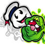 Stay Puft VS Slimer