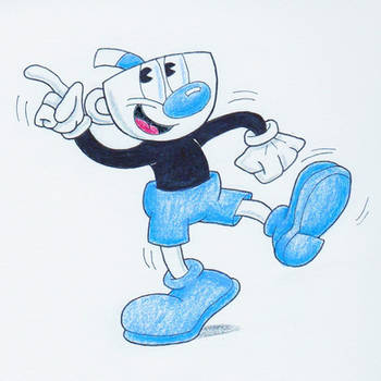 Mugman Doing A Little Dance