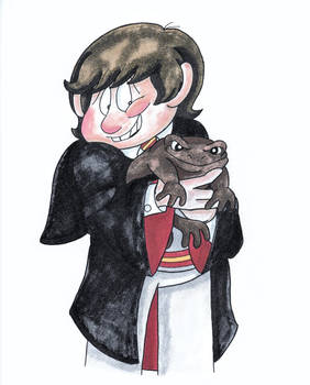 Neville Longbottom And Trevor The Toad