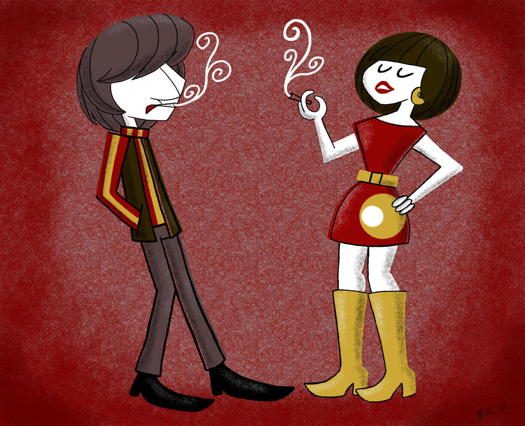 60s Mod People by IrishBeckyCartoons on DeviantArt