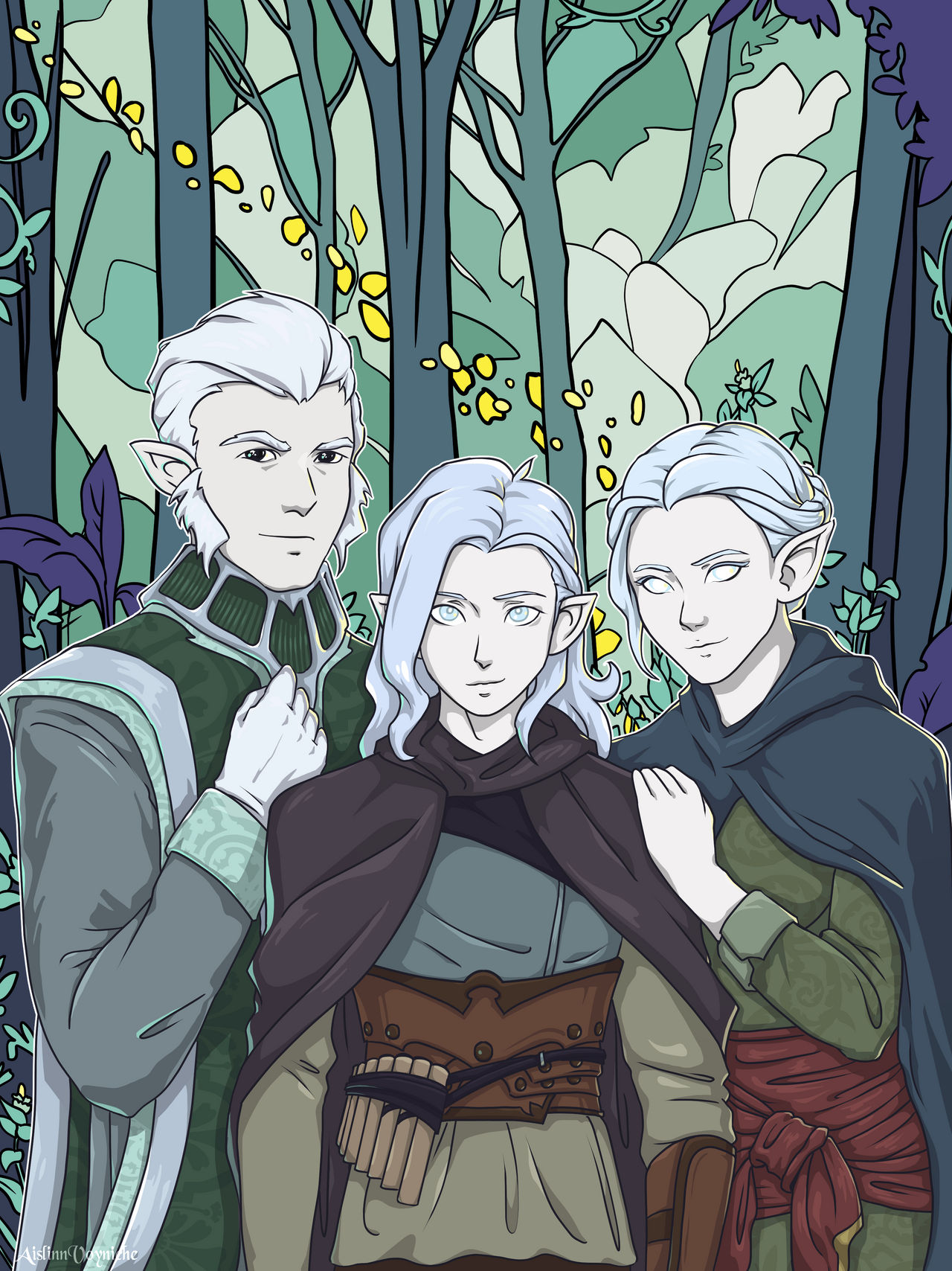 Chanelling Ancestors Changeling Family Portrait by aislinnvoyniche on DeviantArt