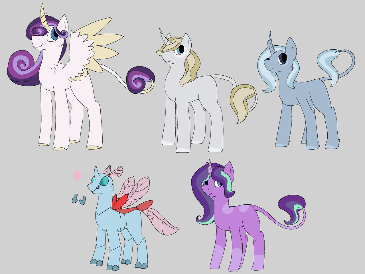MLP Redesigns Pt.5 by RayneTheWhale on DeviantArt