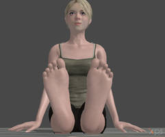 Vanessa's feet 2 by Nintendorak on DeviantArt